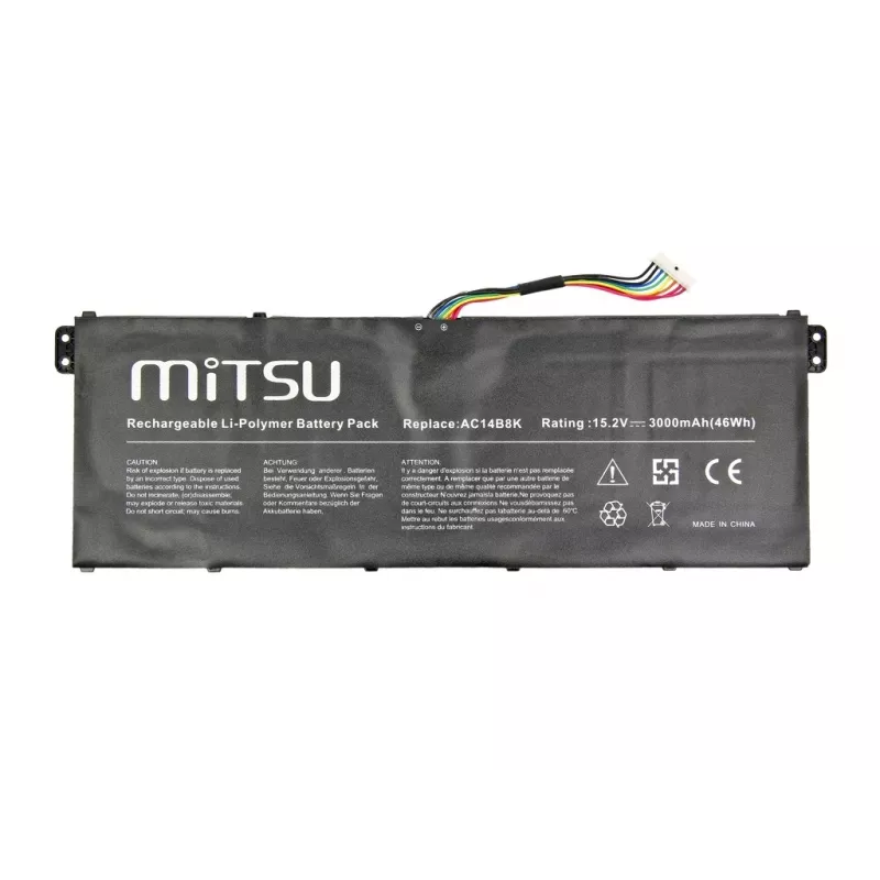 Μπαταρία MITSU BC/AC-E3 για φορητούς Acer 2200 mAh 33 Wh 15,2 V