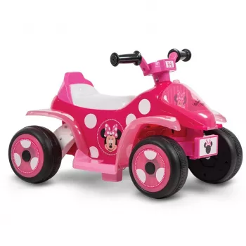 Ηλεκτρικό παιδικό quad ride-on HUFFY Minnie Mouse μοντέλο 19073W, παιδικό ATV με μπαταρία