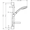 Σύστημα ντους Hansgrohe Croma 100 27771000 Χρώμιο