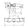 HANSGROHE Ecostat Θερμοστάτης μπανιέρας 1001 CL