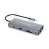 CONCEPTRONIC 10-1 Dock USB-C->HDMI/2xUSB-C/3xUSB-A/+ 20cm γκρι
