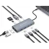 CONCEPTRONIC 10-1 Dock USB-C->HDMI/2xUSB-C/3xUSB-A/+ 20cm γκρι