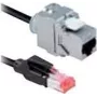 Bachmann 918.034 Καλώδιο Patch Cat6a STP, 5 m, μαύρο, RJ-45