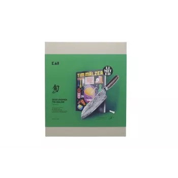 Kai Shun Premier Tim Maelzer μαχαίρι Santoku + βιβλίο