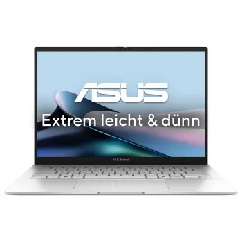 ASUS Zenbook 14 OLED UX3405CA-ST775X φορητός υπολογιστής, Intel Core Ultra 9 285H, 32GB RAM, 1TB SSD, 14 ίντσες WQXGA+, Windows 11 Pro, ασημί