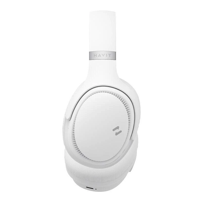 Ασύρματα Bluetooth ακουστικά HAVIT H630BT — On-Ear, Bluetooth, ενσωματωμένο μικρόφωνο, Λευκό