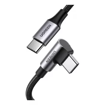 Καλώδιο USB-C σε USB-C UGREEN 70645 — USB 2.0, 2 m, μαύρο/γκρι