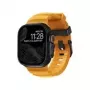 NOMAD Rocky Point Band – λουράκι για Apple Watch 46 mm/49 mm με FKM και τιτάνιο (Sol, μαύρα εξαρτήματα)