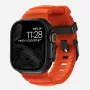 NOMAD Rocky Point Band για Apple Watch 46/49 mm, FKM και Titanium, Magma/Black Hardware