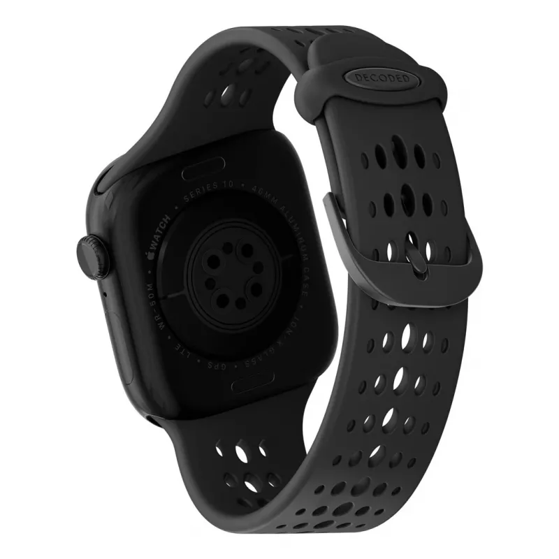 Decoded Silicone Ares O Band - λουράκι σιλικόνης για Apple Watch 40/42 mm (μαύρο)