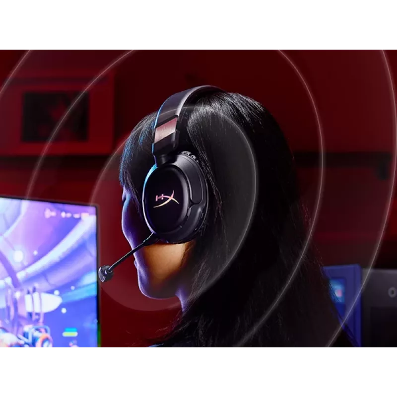 Ασύρματο gaming headset HyperX Cloud Flight 2 — over-ear, μαύρο
