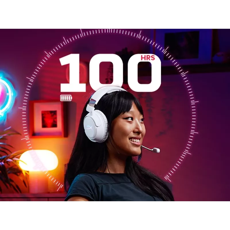 Ασύρματο gaming headset HyperX Cloud Flight 2 — over-ear, μαύρο