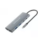 Conceptronic DONN06G 10-in-1 USB 3.2 Gen 1 Σταθμός σύνδεσης, HDMI, 100 W USB PD, USB-C 5 Gbit/s x 2, USB-A 5 Gbit/s x 3, SD, TF/MicroSD, GbE