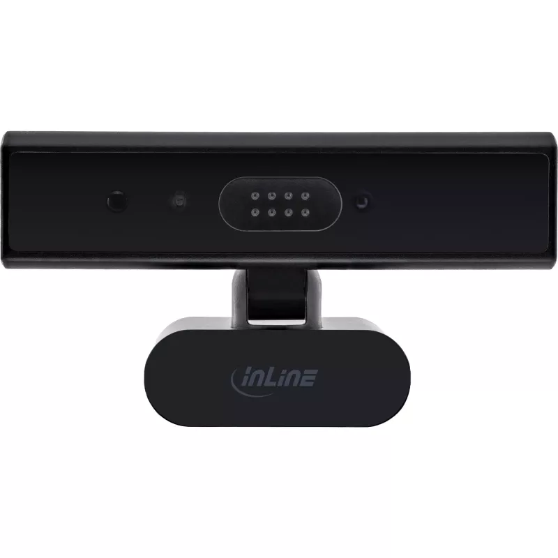 InLine 55365 5MP Webcam με USB-C, Αυτόματη εστίαση, Windows Hello και Κάλυμμα απορρήτου