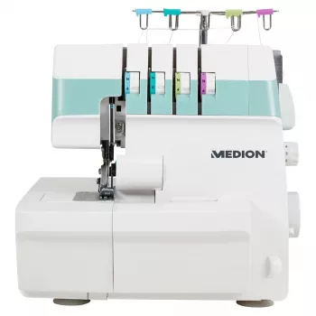 Medion Life Overlock SO90 ραπτομηχανή (MD19169), τυρκουάζ/λευκό