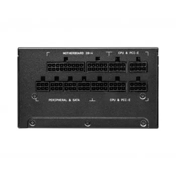 MSI MPG A1000G UK Τροφοδοτικό '1000W, Πιστοποιημένο 80 Plus Gold, Πλήρως Modular, 100% Ιαπωνικοί Πυκνωτές, Επίπεδα Καλώδια, Τροφοδοτικό ATX, Καλώδιο Τροφοδοσίας UK, Μαύρο, Υποστηρίζει τις Νεότερες GPU'