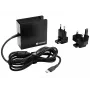 Sandberg φορτιστής AC USB-C PD 90W EU+UK, εσωτερικού χώρου, AC, 20,2 V, 4,5 A, 1,8 m, μαύρο
