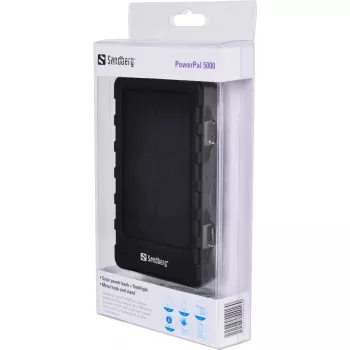 Sandberg PowerPal 5000, 5000 mAh, μαύρο