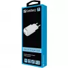 Sandberg mini φορτιστής AC USB 1A EU, εσωτερικού χώρου, AC, 5 V, μαύρο, λευκό