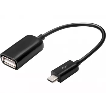 Sandberg προσαρμογέας OTG MicroUSB αρσενικό - USB θηλυκό, Micro-USB B, USB A, USB 2.0, αρσενικό/θηλυκό, 0,48 Gbit/s, μαύρο