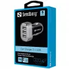 Sandberg Multi Car Charger 3xUSB, αυτοκίνητο, αναπτήρας, USB, 5 V, μαύρο, ασημί