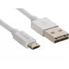 Sandberg καλώδιο MicroUSB Reversible 1m, 1 m, USB A, Micro-USB A, ασημί, λευκό