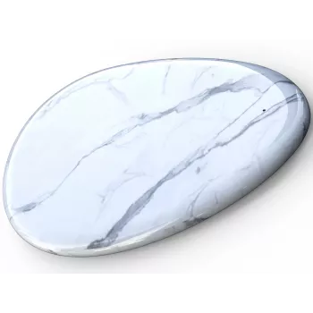 Sandberg Wireless Charger White Marble, USB, ασύρματη φόρτιση, PowerIQ, 1 m, μαύρο, λευκό