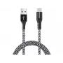 Sandberg καλώδιο Survivor USB-C—USB-A 1 m, 1 m, USB A, USB C, USB 2.0, μαύρο, γκρι