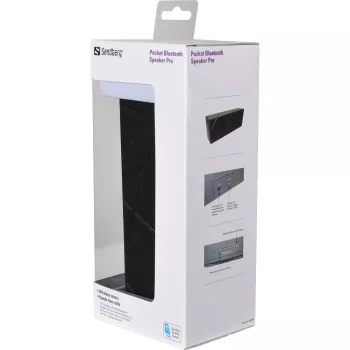 Sandberg Pocket Bluetooth Speaker Pro, 2.0 κανάλια, 6 W, 100–20000 Hz, ασύρματο, 3.0+HS, 2,4–2,4835 GHz