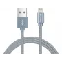 Sandberg Excellence Lightning γκρι 1m, 1 m, Lightning, USB A, γκρι, ευθύ, ευθύ