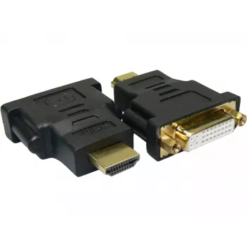 Sandberg προσαρμογέας DVI θηλυκό - HDMI αρσενικό, HDMI, DVI, μαύρο