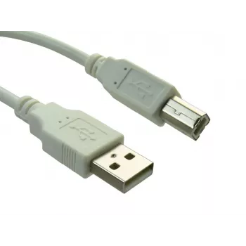 Sandberg καλώδιο USB 2.0 A-B αρσενικό 0,7 m, 0.7 m, USB A, USB B, USB 2.0, αρσενικό/αρσενικό, λευκό