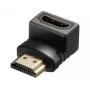 Sandberg γωνιακός προσαρμογέας HDMI 2.0, HDMI, HDMI, μαύρο