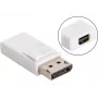 Sandberg μετατροπέας DisplayPort > MiniDP, DisplayPort, Mini DisplayPort, λευκό