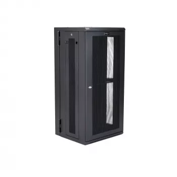 StarTech.com 4-Pfosten 26U Ερμάριο δικτύου τοίχου με θήκη 1U, 19 ίντσες πτυσσόμενο ερμάριο διακομιστή τοίχου για συσκευές δεδομένων/AV/ηλεκτρονικών/υπολογιστών, ευέλικτο αεριζόμενο πλαίσιο rack