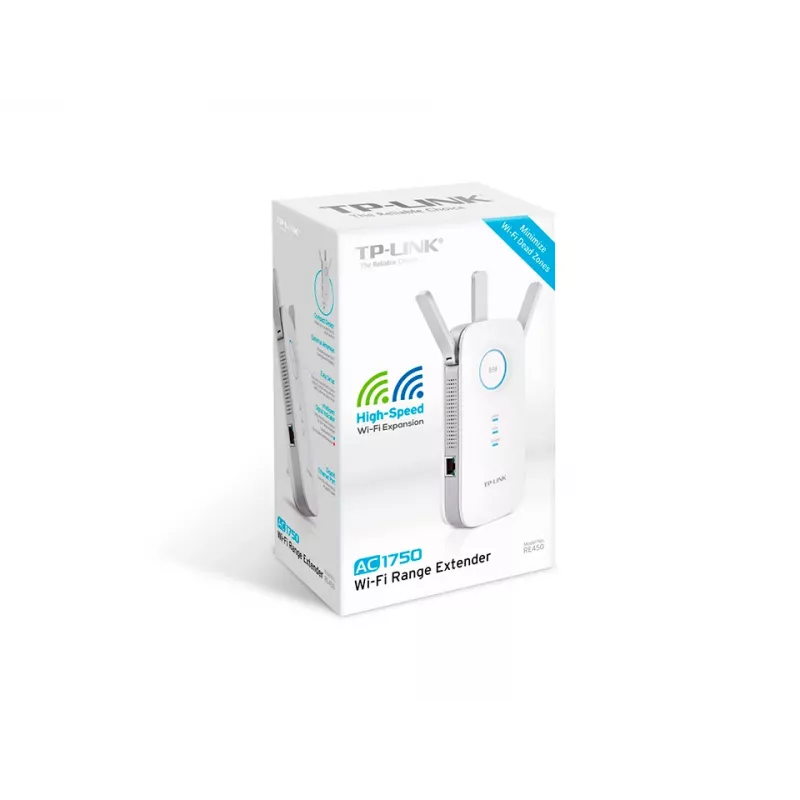 TP-Link RE450 Ενισχυτής δικτύου Πομπός δικτύου Λευκό 10, 100, 1000 Mbit/s