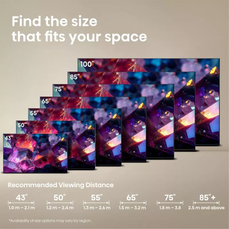 Hisense 85E7S PRO TV 2,16 m (85 ίντσες) UHD+ Smart-TV Wi-Fi Μαύρο 400 cd/m²