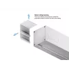 Multibrackets M 1:1 μοτοριζόμενη οθόνη προβολής 240x240, 135 ίντσες White Edition