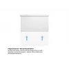 Multibrackets M 1:1 μοτοριζόμενη οθόνη προβολής 240x240, 135 ίντσες White Edition