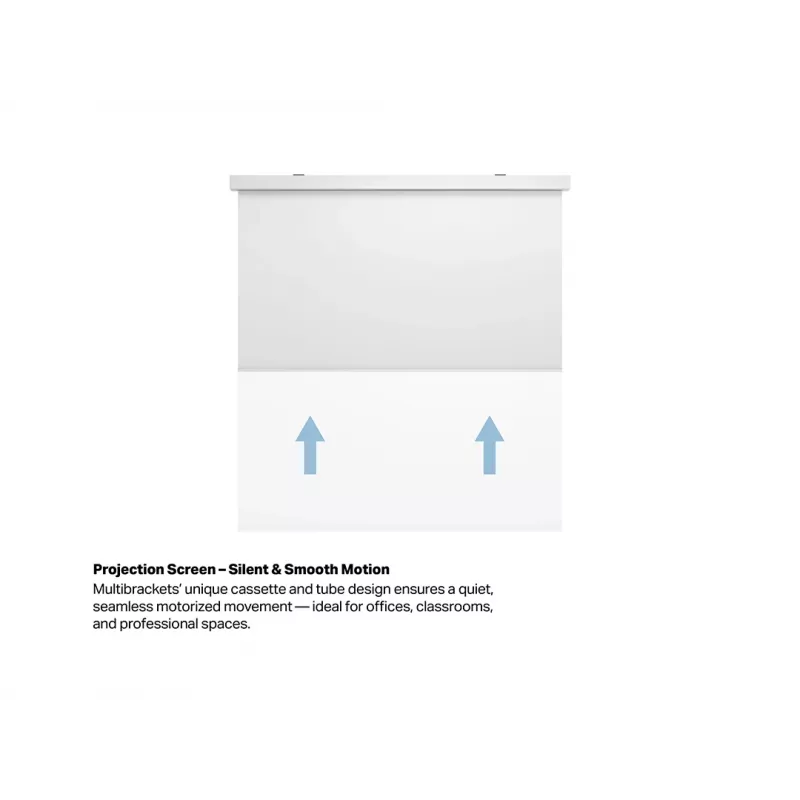 Multibrackets M 1:1 μοτοριζόμενη οθόνη προβολής 240x240, 135 ίντσες White Edition