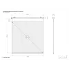 Multibrackets M 1:1 μοτοριζόμενη οθόνη προβολής 240x240, 135 ίντσες White Edition