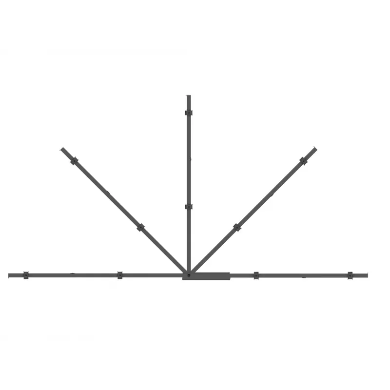 Multibrackets M Universal Swing Arm 180 μοιρών Large μαύρο 75 kg 48-69 inch