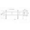 Multibrackets M Universal Swing Arm 180 μοιρών Large μαύρο 75 kg 48-69 inch