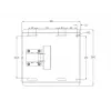 Multibrackets M Universal Swing Arm 180 μοιρών Large μαύρο 75 kg 48-69 inch