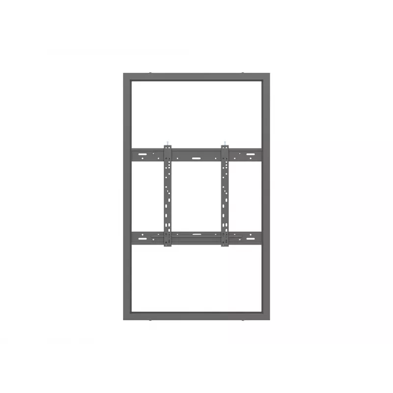 Multibrackets M Pro Series θήκη 55 inch τοίχου λεπτή Medium μαύρο χάλυβας οριζόντια/κάθετα