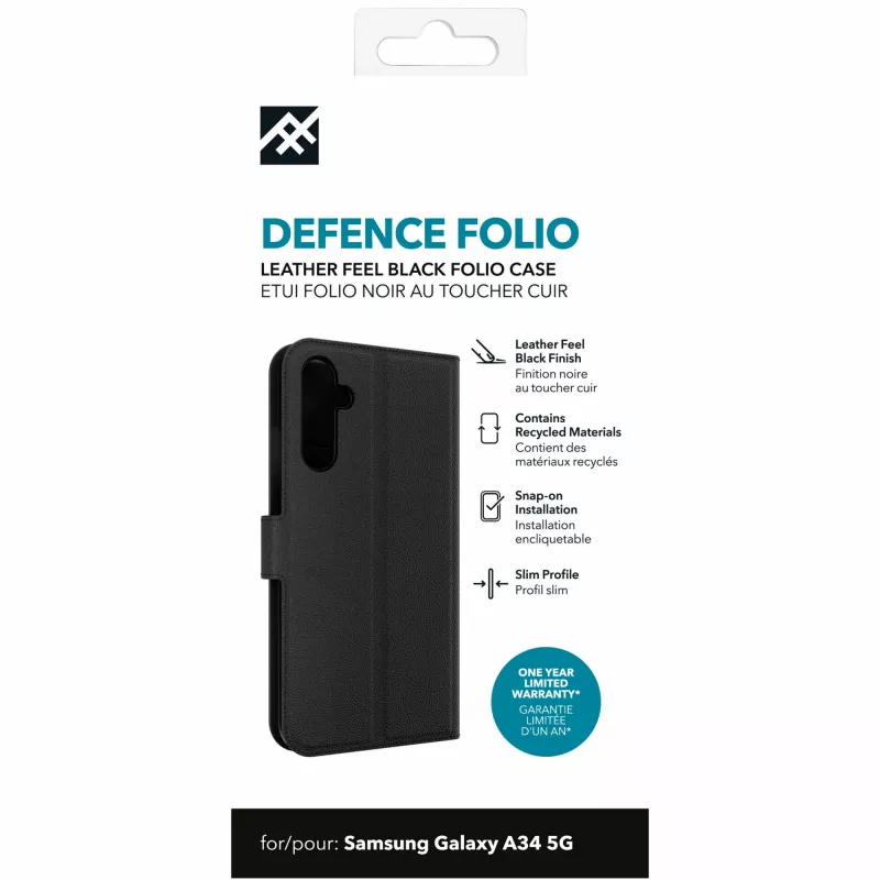 IFROGZ Defence Folio θήκη κινητού 16,8 cm (6,6 inch) μαύρο