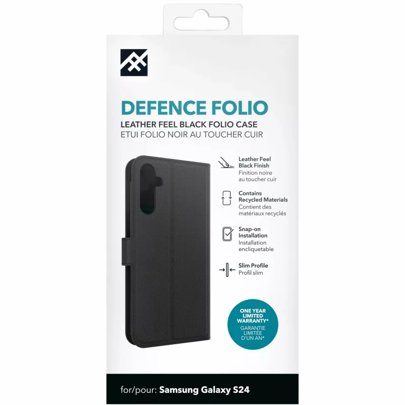 IFROGZ Defence Folio θήκη κινητού 15,8 cm (6,2 inch) μαύρο