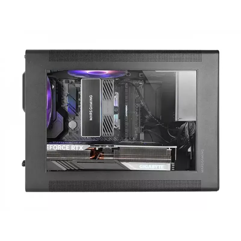 Κουτί υπολογιστή Mars Gaming MCXPS mATX Ultra-Compact μαύρο