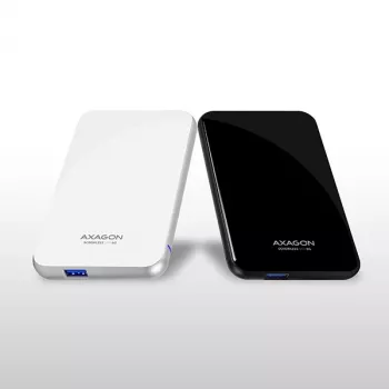 AXAGON EE25-S6 - θήκη HDD / SSD - 2.5 inch - SATA - Serial ATA II - Serial ATA III - 5 Gbit/s - σύνδεση USB - λευκή