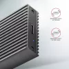 AXAGON EEM2-XR - κάλυμμα - μέταλλο - ασημί - M.2 - κάθε μάρκα - 112 mm